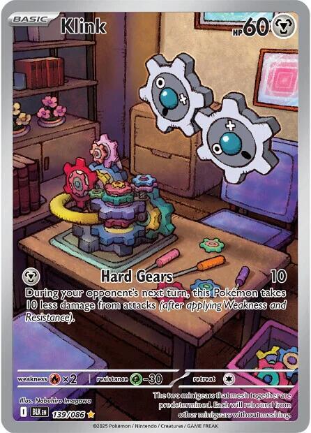 Black Bolt Klink Pokémon card